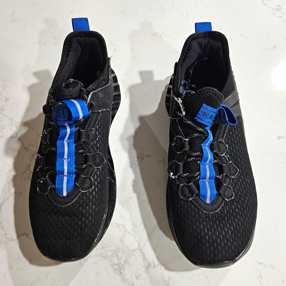 Nautica Other - Nautica Men's Black Sneakers with Blue Pull Tabs Size 5